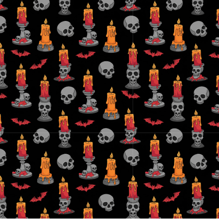 43530 | Halloween with skulls FK 001