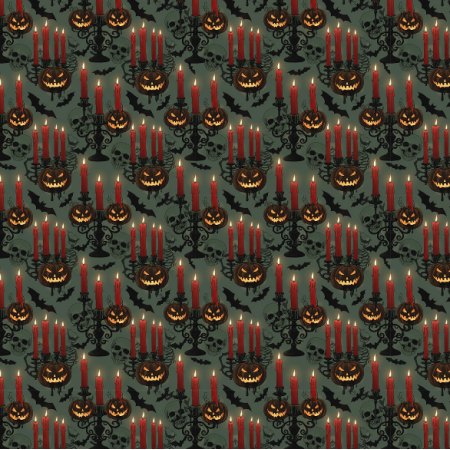 Tkanina 43533 | Halloween with candles FK 002