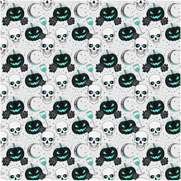 Tkanina 43536 | Happy Haloween FK004