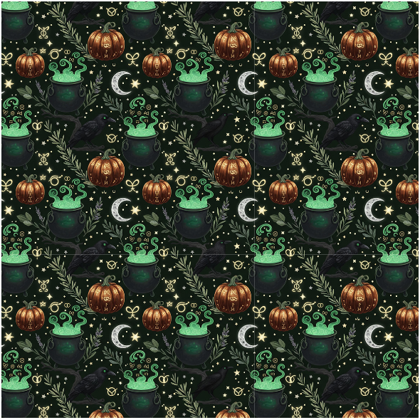 Tkanina 43538 | Halloween FK004