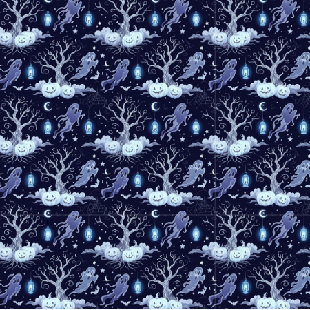 Tkanina 43539 | Spooky Halloween FK 001