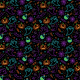 Fabric 43541 | Neon Halloween FK001