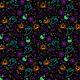 Fabric 43541 | Neon Halloween FK001