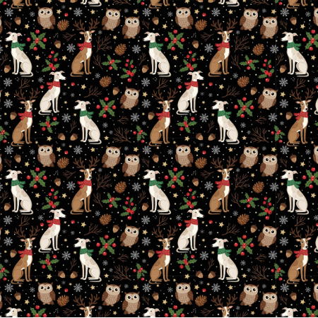 43619 | Merry Whippet Christmas FK 0010