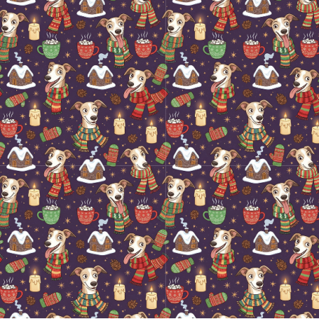 43627 | Merry Whippet Christmas FK 0013