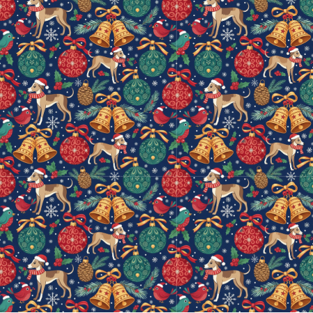 43629 | Merry Whippet Christmas FK 0016