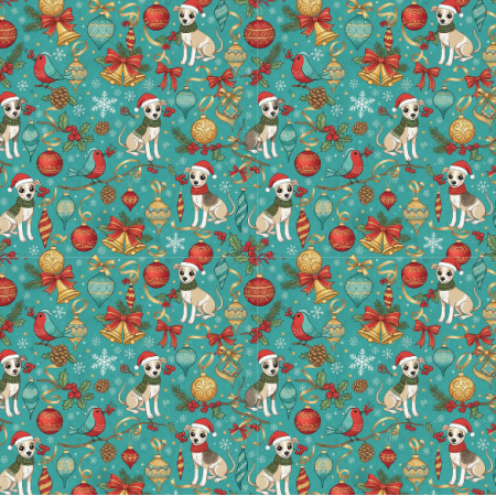 43632 | Merry Whippet Christmas FK 0018