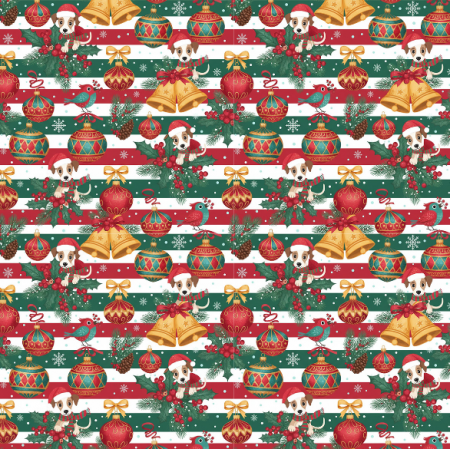 Fabric 43636 | Merry Whippet Christmas FK 020
