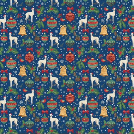 Fabric 43638 | Merry Whippet Christmas FK 023