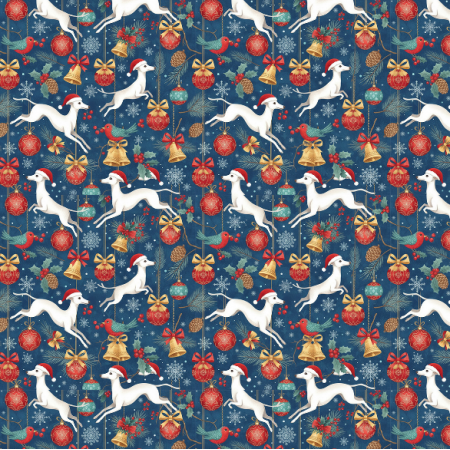 43643 | Merry Whippet Christmas FK 032