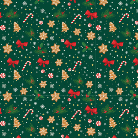 43656 | Merry Whippet Christmas red bows FK