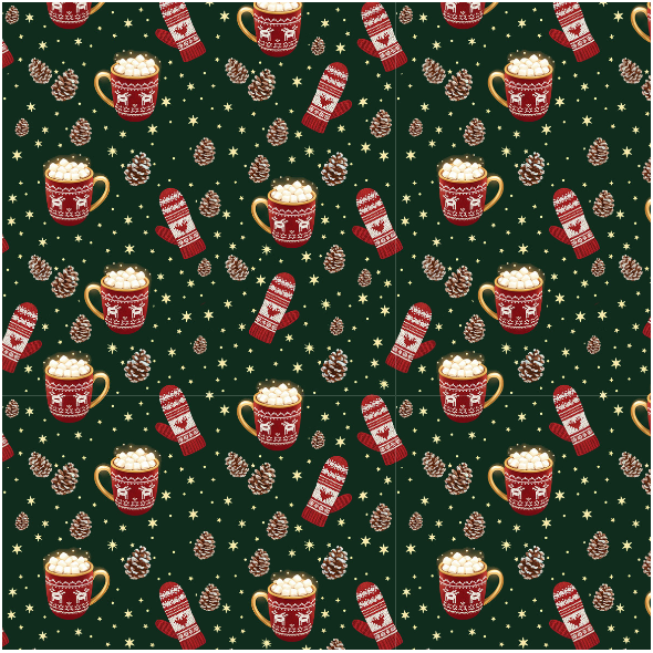 Tkanina 43657 | Merry Christmas FK 008