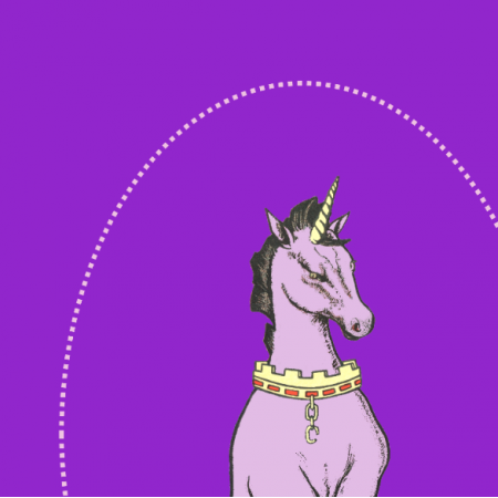 43728 | Fioletowy Jednorożec Przytulanka do Uszycia