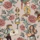 Fabric 43768 | Alicja w Krainie Czarów i Ogród Różany - Brudny Róż 