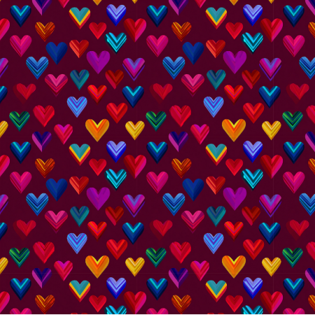 44998 | Chevron Heart Grid 26 FK 110 50pc