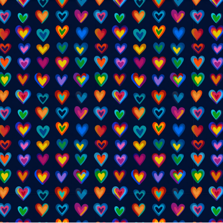 44999 | Concentric Heart Parade 26 FK  50pc