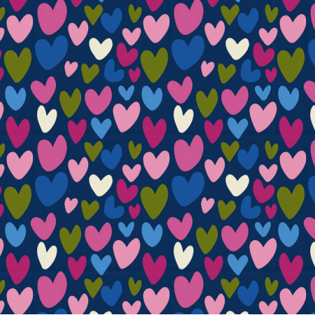 45005 | Heart Sprinkle Night 267 FK 50pc