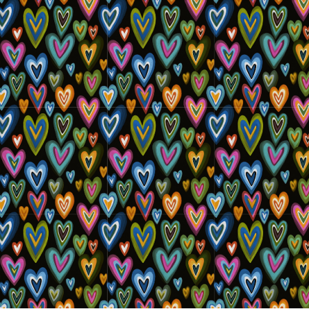 45010 | Painted Heart Pop 26 FK001 40pc