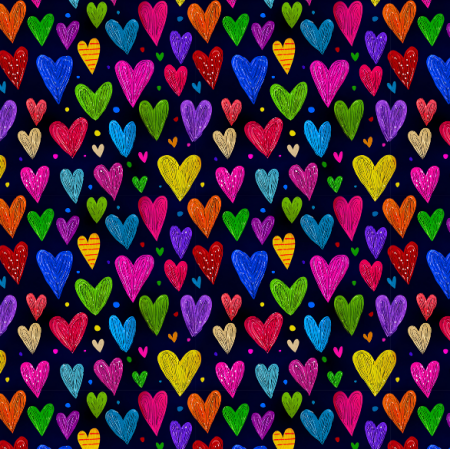 45011 | Patterned Heart Party 26 FK 001 50pc