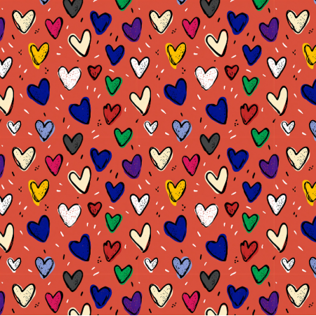 45016 | Sketchy Heart Parade 26 FK 50pc