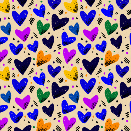 45017 | Speckled Heart Whimsy 26 FK 001 60pc