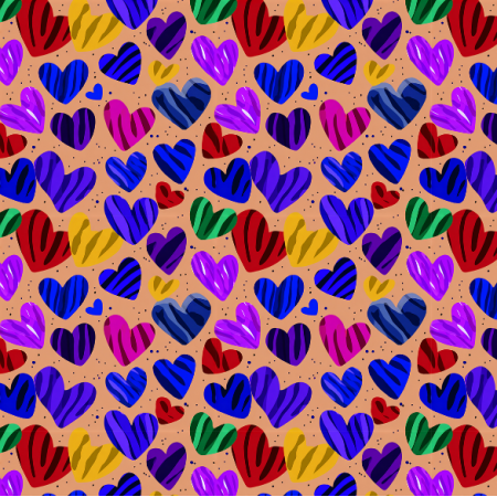 45018 | Streaked Heart Scatter 26 FK 001 50pc