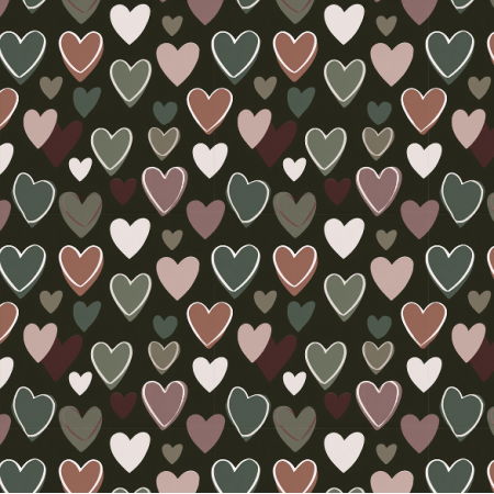 45023 | Outlined Heart Mix 26 FK 50pc