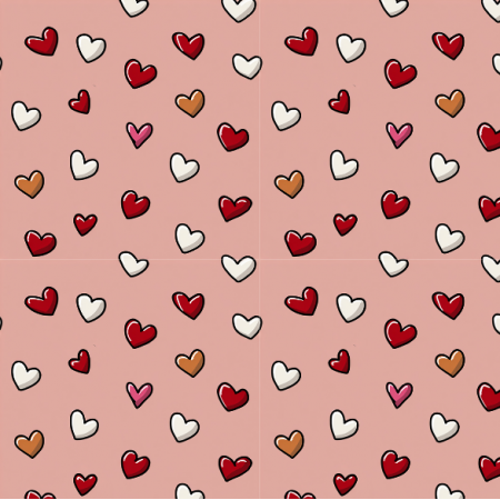 45025 | Glossy Heart Pop 26 FK 001 60pc