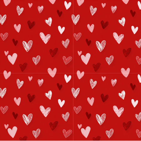 45028 | Scribbled Heart Swirl 26 FK 001 60pc