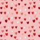 Tkanina 45033 | Soft Shadow Hearts 26 FK 001 80pc