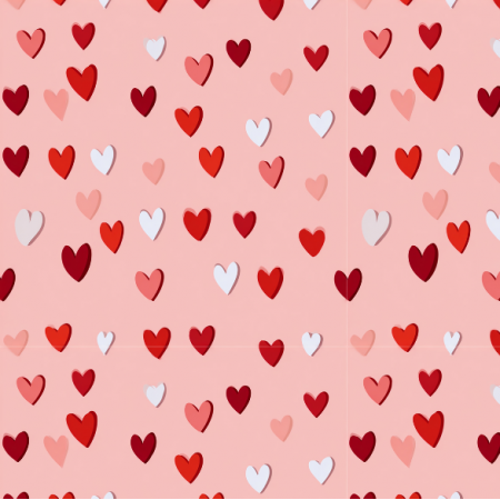 45033 | Soft Shadow Hearts 26 FK 001 80pc