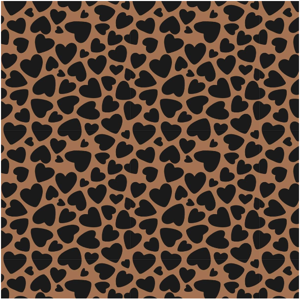 Tkanina 45055 | Serca panterka