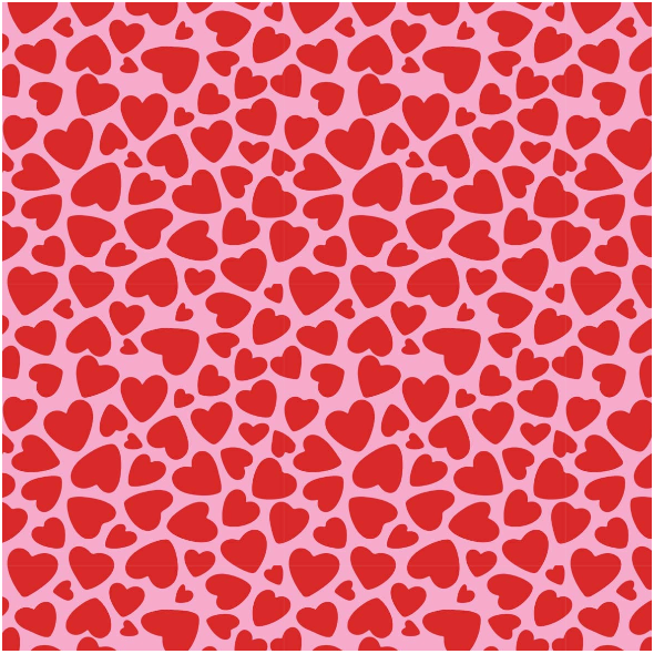 Tkanina 45056 | czerwone serducha