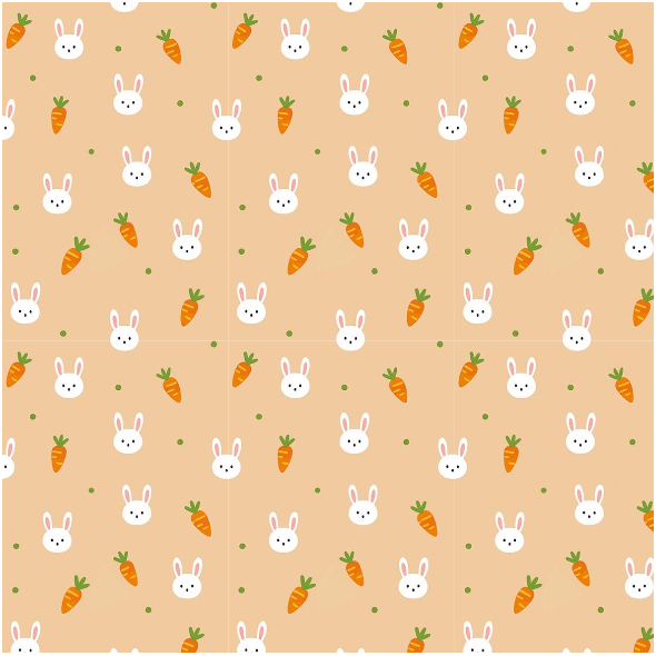 Tkanina 45125 | kroliki 