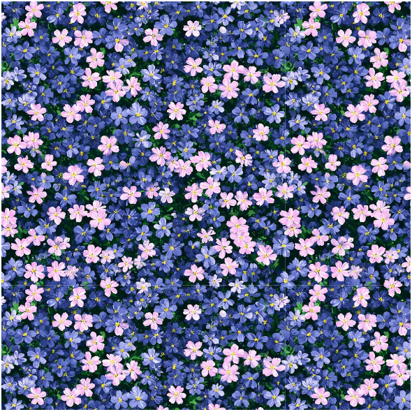Tkanina 45130 | Blue meadow