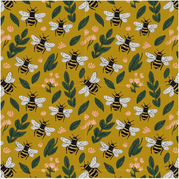 Tkanina 51417 | honey bees