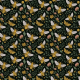 Tkanina 51418 | Night bees