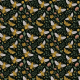 Tkanina 51418 | Night bees