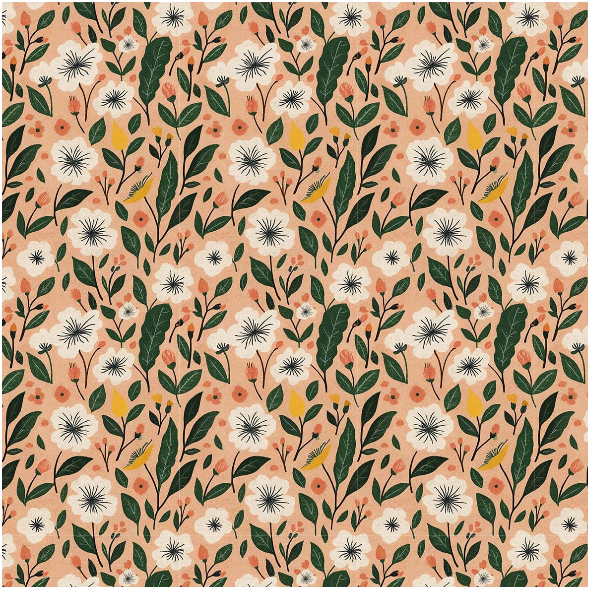 Tkanina 51420 | pastel garden