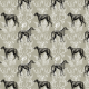 Tkanina 51500 | Psy Deerhound i Motywy Leśne z Jeleniem - Sage 
