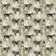 Fabric 51503 | Pies Bloodhound i Gotycka Legenda - Sage 