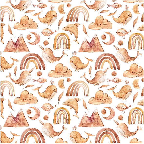 Fabric 51529 | rainbow brown 1A