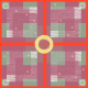 Fabric 51575 | kwadrat fioletowy