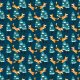 Tkanina 4811 | foxes in a forest