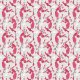 Fabric 4864 | Peacock garden - fuksja