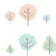 Fabric 5645 | pastel tree