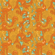 Fabric 5724 | orange vines