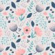 Fabric 5745 | Watercolor floral