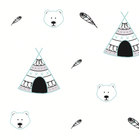 Fabric 6105 | Tipi & Bear