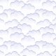 Tkanina 6170 | chmury white